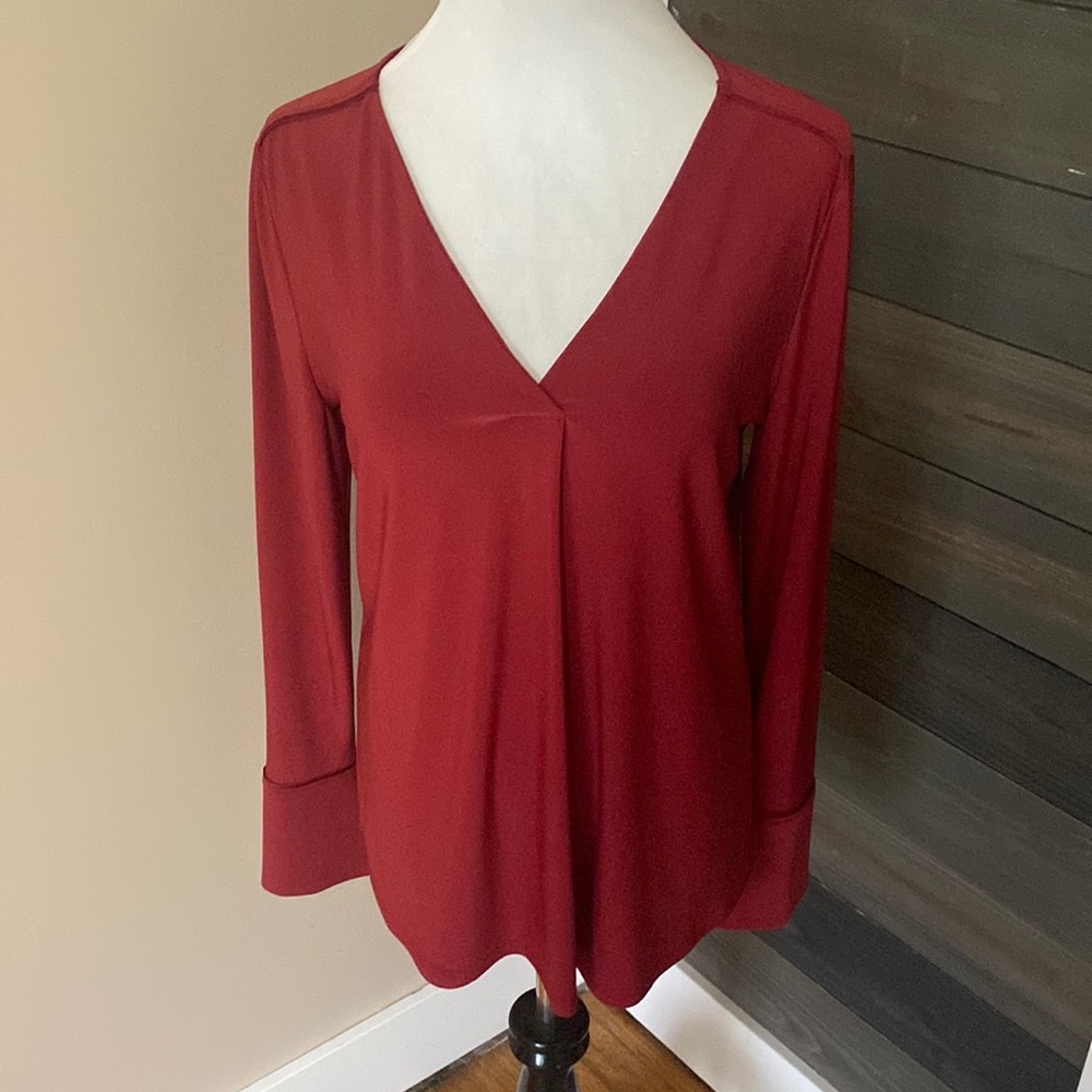 White House Black Market Long-Sleeved Blouse